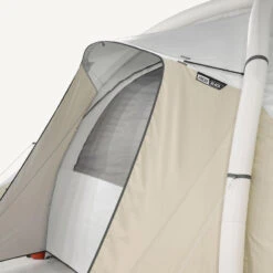 Quechua Tente Gonflable De Camping - Air Seconds 8.4 F&B - 8 Places - 4 Chambres -Plein Air Camping Magasin tente gonflable de camping air seconds 84 f and b 8 places 4 chambres 8