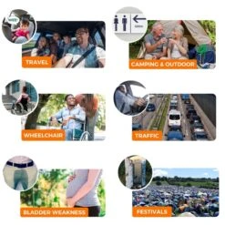 Toilette D'urgence Jonhy Wee, 3 Pièces -Plein Air Camping Magasin toilette durgence jonhy wee 3 pieces 6