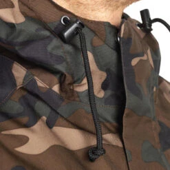 VESTE CHASSE CHAUDE IMPERMEABLE CAMOUFLAGE WOODLAND VERT 100 -Plein Air Camping Magasin veste chasse chaude impermeable camouflage woodland vert 100 4