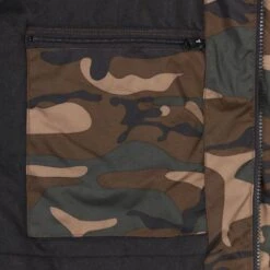 VESTE CHASSE CHAUDE IMPERMEABLE CAMOUFLAGE WOODLAND VERT 100 -Plein Air Camping Magasin veste chasse chaude impermeable camouflage woodland vert 100 7
