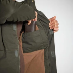 VESTE CHASSE CHAUDE VERTE 100 -Plein Air Camping Magasin veste chasse chaude verte 100 7