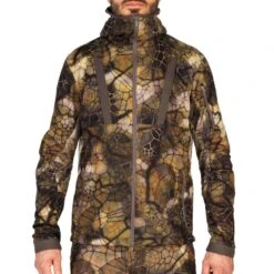 Veste Chasse Silencieuse Chaude Respirante 900 Camouflage Furtiv -Plein Air Camping Magasin veste chasse silencieuse chaude respirante 900 camouflage furtiv 2