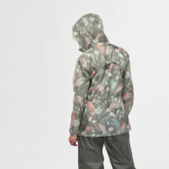 Quechua Veste Coupe Vent Et Déperlante De Randonnée - Raincut Full Zip - Femme -Plein Air Camping Magasin veste coupe vent et deperlante de randonnee raincut full zip femme 3