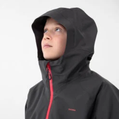 Quechua Veste Imperméable De Randonnée - MH550 Noire - Enfant 9 Quechua Veste Imperméable De Randonnée - MH550 Noire - Enfant -Plein Air Camping Magasin veste impermeable de randonnee mh550 noire enfant 3