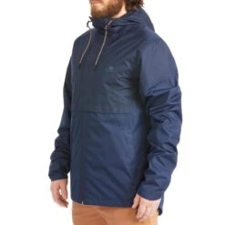 Quechua Veste Imperméable De Randonnée - NH500 Flap - Homme -Plein Air Camping Magasin veste impermeable de randonnee nh500 flap homme 4