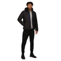 Regatta Veste Matelassée NAVIGATE Homme (Noir / Bleu Roi) -Plein Air Camping Magasin veste matelassee navigate homme noir bleu roi 3
