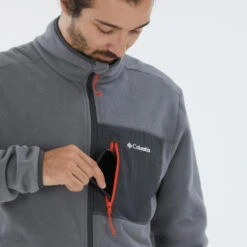 Veste Polaire Columbia Grise De Randonnée Montagne - Homme -Plein Air Camping Magasin veste polaire columbia grise de randonnee montagne homme 3