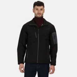 Regatta Veste Softshell ARCOLA Homme (Noir/gris Foncé) -Plein Air Camping Magasin veste softshell arcola homme noirgris fonce 3