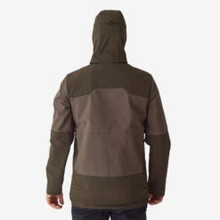 VESTE SOFTSHELL CHASSE MARRON 500 -Plein Air Camping Magasin veste softshell chasse marron 500 2