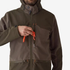 VESTE SOFTSHELL CHASSE MARRON 500 -Plein Air Camping Magasin veste softshell chasse marron 500 7