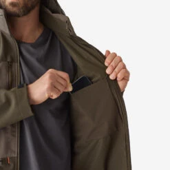 VESTE SOFTSHELL CHASSE MARRON 500 -Plein Air Camping Magasin veste softshell chasse marron 500 8