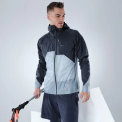 Quechua Veste Ultra Légère De Randonnée Rapide FH 900 Homme Bleu Grise. -Plein Air Camping Magasin veste ultra legere de randonnee rapide fh 900 homme bleu grise 2