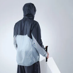 Quechua Veste Ultra Légère De Randonnée Rapide FH 900 Homme Bleu Grise. -Plein Air Camping Magasin veste ultra legere de randonnee rapide fh 900 homme bleu grise 3